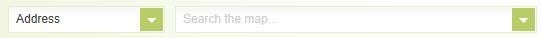 Screenshot of the Search and Find toolbar in GeoMaps.