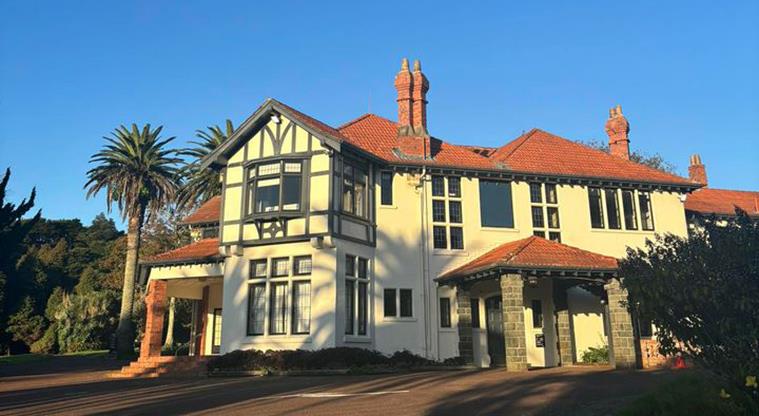 Nathan Homestead Pukepuke – Front entrance of the homestead.