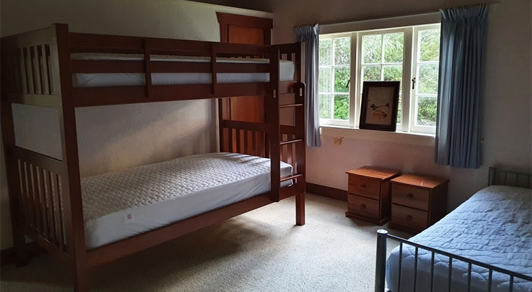 Awhitu House - One of the single bedrooms.