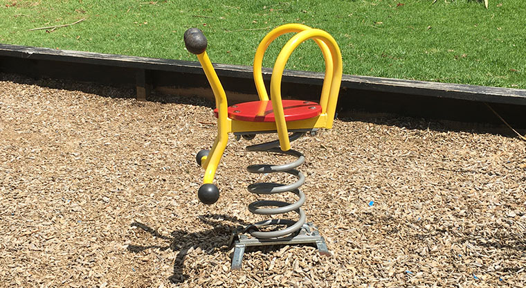 Cox's Bay Reserve – Rocker toy for preschoolers. Photo credit: S Hulse.