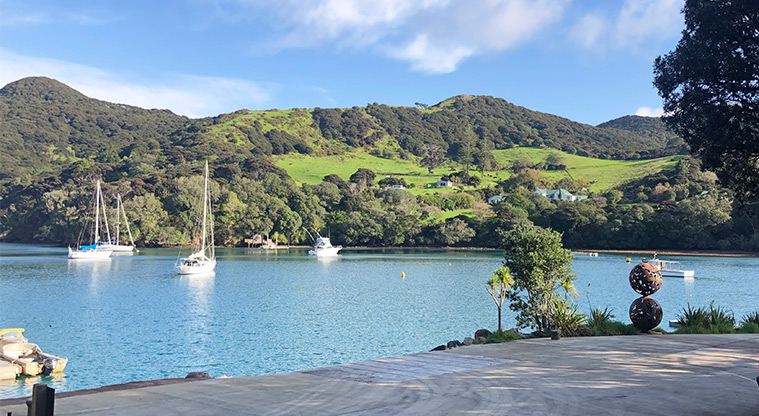 Glenfern Sanctuary Regional Parkland – Looking across from the Port Fitzroy Wharf.