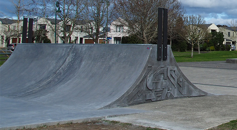 Jack Pringle Sports Park - A section of the skate park. Photo credit: Tracey Hodder.