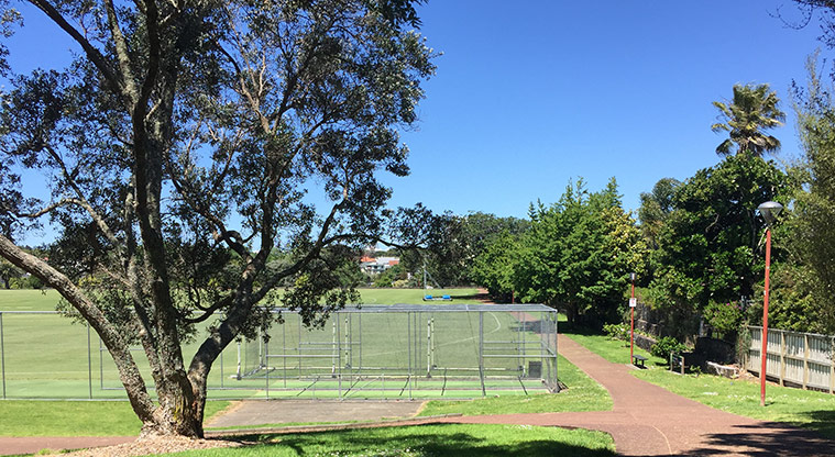 Melville Park - Basketball court in front of the cricket nets.