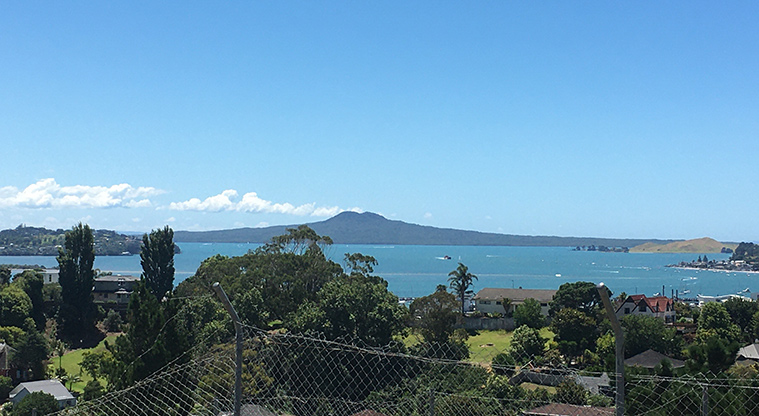Ōhuiarangi / Pigeon Mountain - View from the top of the maunga looking out over the Hauraki Gulf.