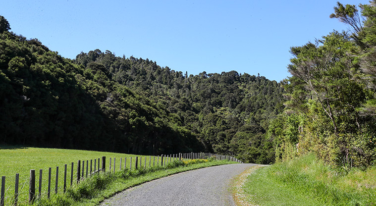 Hūnua Suspension Bridge Path - Follow gravel road back to start.