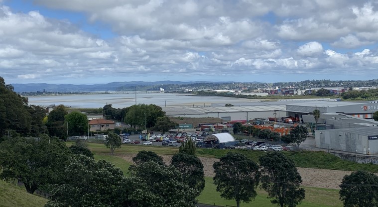 Ōtāhuhu / Mt Richmond Path - View looking out towards Manukau Harbour.