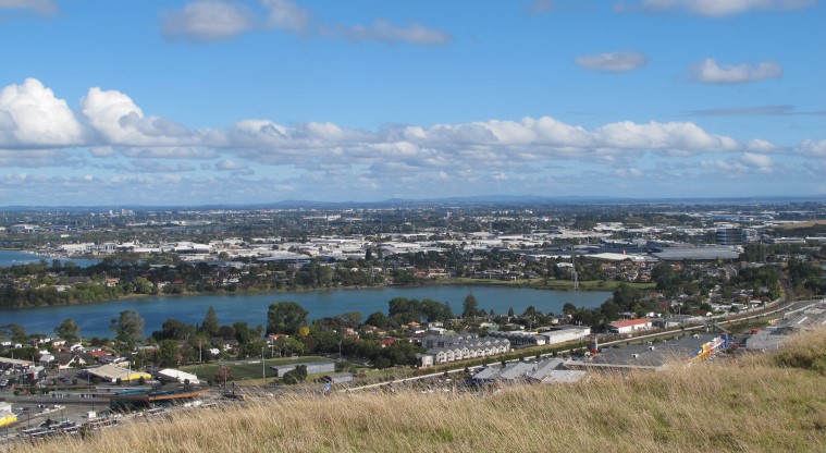 Maungarei / Mt Wellington Path – Views over Panmure Basin.