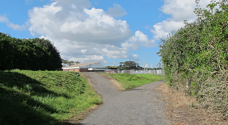 Māngere Lagoon Path - At the junction stay on the path to the left to remain on the loop.