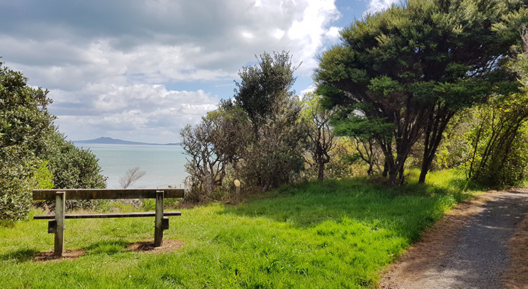 Ōmana Perimeter Path - Sit and admire the view.