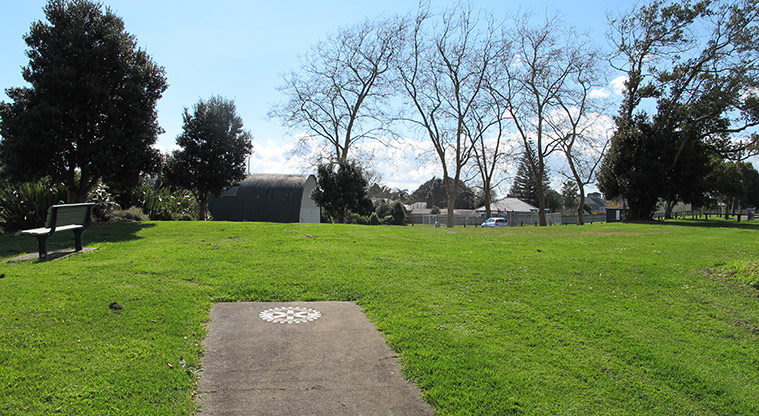 Pāhurehure Esplanade Path – End of path.