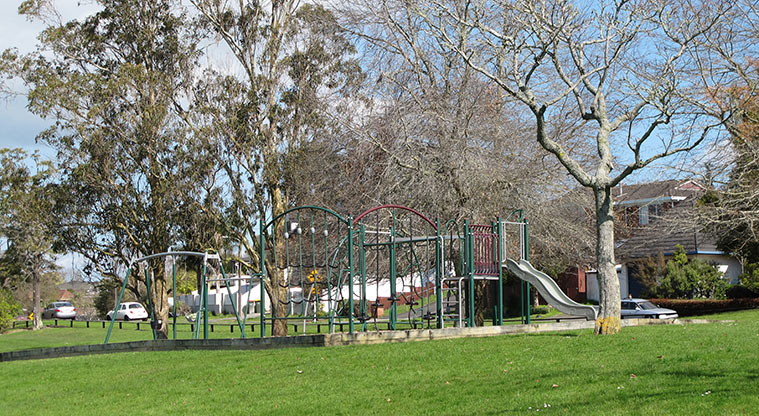 Pāhurehure Esplanade Path – Otaawhati / Ray Small Park playground.