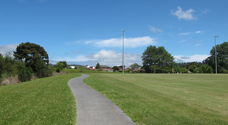 Rānui Domain Path - Typical section of the path.