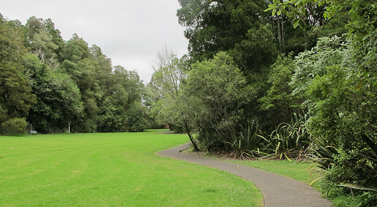Stancich Reserve Path - Idyllic green area.