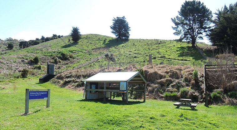 Waitawa Kotare Path - Path runs past Waitawa Bay campsite.