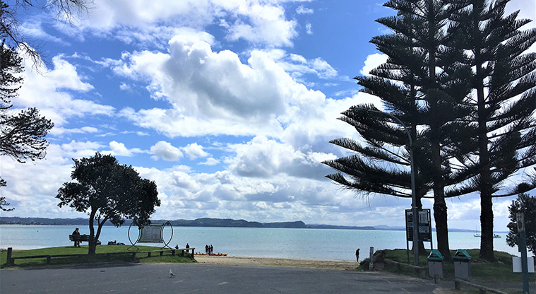 Whangaparāoa Path - Stanmore Bay Beach.